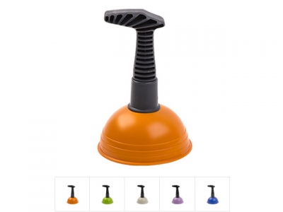 Вантуз с пласт. ручкой, DRINA (цвета в ассортименте)