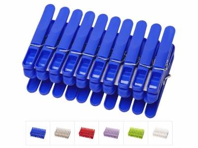 Прищепки для белья Tingle-tingle (Тингл-тингл) 20 шт., DRINA (цвета в ассортименте)