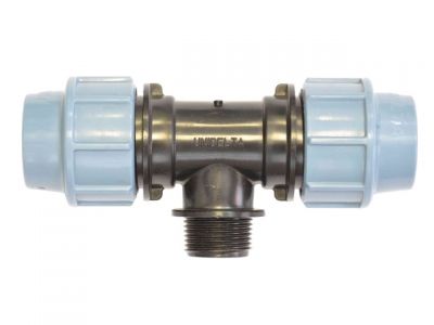 Тройник нар. 25х3/4" Unidelta (Фитинги: Обеспечивают отличную герметичность, при создании распределительных систем под давлением.)