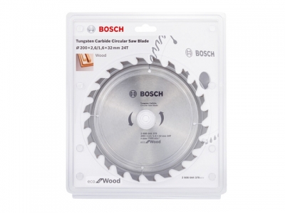 Диск пильный 200х32 мм 24 зуб. по дереву ECO WOOD BOSCH (твердоспл. зуб)