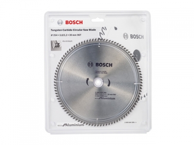 Диск пильный 254х30 мм 96 зуб. универсальный ECO ALUMINIUM BOSCH (твердоспл. зуб)