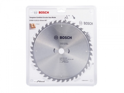 Диск пильный 305х30 мм 40 зуб. по дереву ECO WOOD BOSCH (твердоспл. зуб)