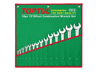 Набор ключей комбинир. 1/4" - 1-1/4" 16шт. TOPTUL (GBAA1604)