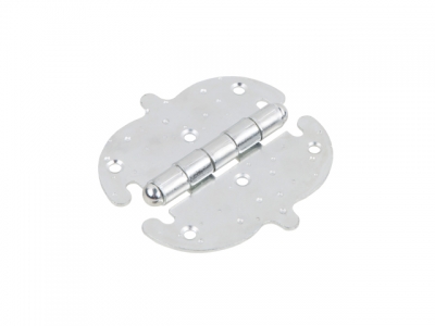 Петля 110 мм фигурная, белый цинк STARFIX