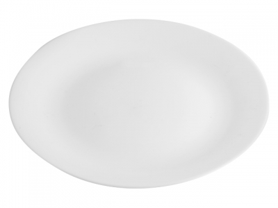 Тарелка обеденная стеклокерамическая, 267 мм, круглая, серия Ivory (Айвори), DIVA LA OPALA (Collection Ivory)