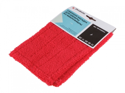 Сменная насадка для швабры из микрофибры, бордовая, PERFECTO LINEA
