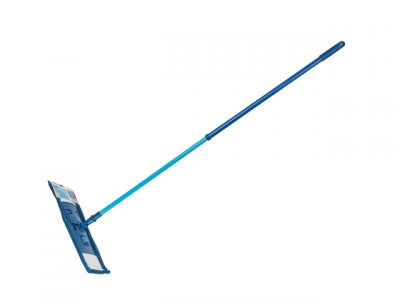 Швабра для пола с насадкой из микрофибры, Румба, PERFECTO LINEA (Телескопическая рукоятка 67-120 см)