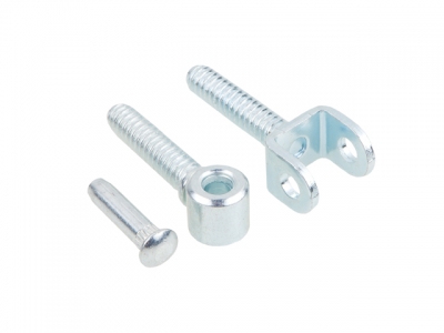 Петля ввертная ПВв1 1,75мм, цинк STARFIX (с резьбой под дерево)