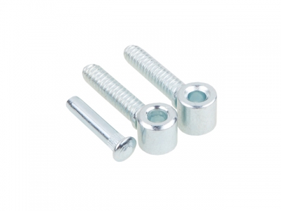 Петля ввертная ПВв2 1,75мм, цинк STARFIX (с резьбой под дерево)