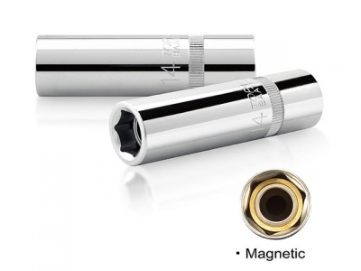 Головка свечная 1/2" 14мм магнитная TOPTUL (BAAT1614)