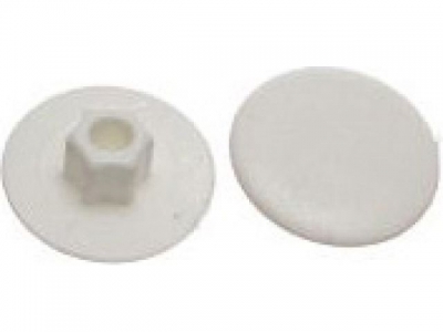 Заглушка для конфирмата, декоративная темно-коричневая (50 шт в зип-локе) STARFIX