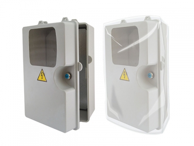 Щит учетно-распред. навес. ЩУРН-П-1ф/3ф-10 (360х225х155)  пластик IP54 TDM (пластиковый, пылебрызгозащищенный)