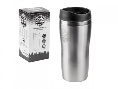 Термокружка, 450 мл, нержавеющая сталь, ARIZONE