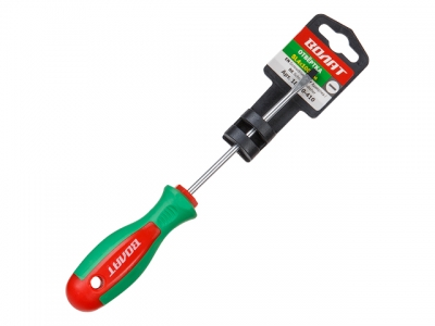 Отвертка "-" 4,0х100мм SL ВОЛАТ (шлицевая Slotted, двухкомп. рукоятка)