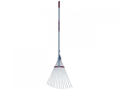 Грабли веерные раздвижные с алюминиевым черенком (ИнструмАгро)