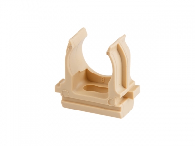 Крепеж-клипса для трубы ПВХ/ПНД 20мм (10шт) сосна ЮПИТЕР