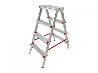 Лестница-стремянка алюм. двухсторонняя 88 см 4 ступ. 3,4кг PRO STARTUL (ST9941-04)