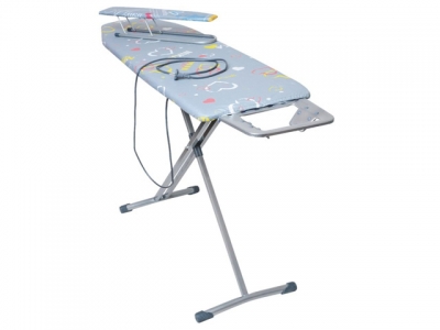 Доска гладильная НИКА 10+ (металл 1220 * 400), с подрук,подставка п/утюг, удлинит, NIKA (металл 1220 * 400, с подрук,подставка п/утюг, удлинит)