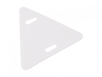 Бирка кабельная "У-136" (Треугольник), белая (100 шт/уп.) REXANT