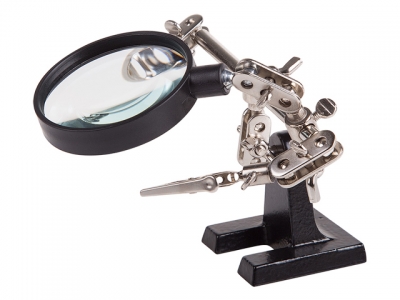 Держатель <Третья рука> с лупой х2.5 REXANT