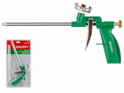 Пистолет для монтажной пены облегченный ВОЛАТ (в комплекте 4 насадки)