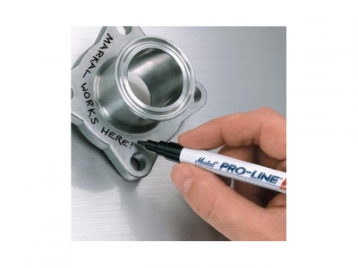 Маркер промышл. перманентный на основе жидк. краски MARKAL PRO-LINE MICRO ЖЕЛТЫЙ (Толщина линии 0,8 мм. Цвет желтый)